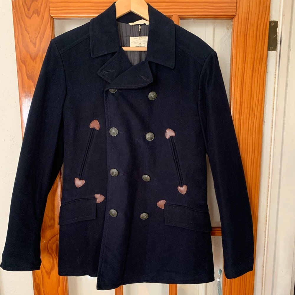 Rag & Bone Navy Pea Coat